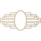 Ekena Millwork Elizabeth Wood Fretwork Pierced Ceiling Medallion, Alder, 40"W x 20"H x 11"IW x 19"IH x 1/4"T CMWP40X20X0250EBAL - alternate 5